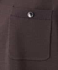 F1SGD53140 MK MICHEL KLEIN(小さいサイズ)(メゾン ドゥ サンク) 【小さいサイズ】[UVカット/接触冷感/洗える]コンパクトニットカーディガン ブラウン