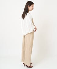 F1SHV60140 MK MICHEL KLEIN(小さいサイズ)(メゾン ドゥ サンク) 【小さいサイズ】レーシー編みモモンガニットカーディガン/洗える ネイビー