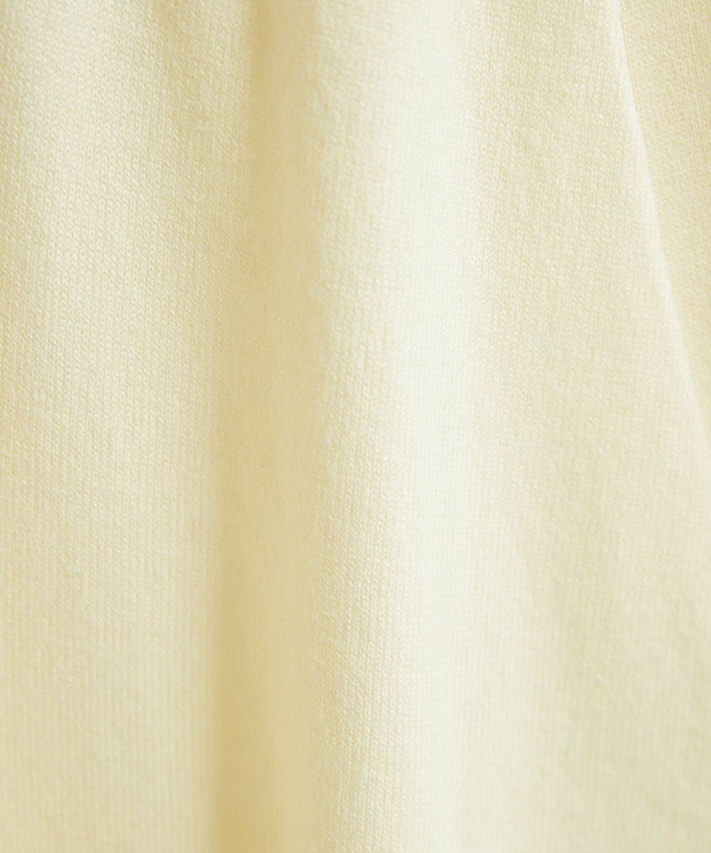 F1SJS10140 MK MICHEL KLEIN(小さいサイズ)(メゾン ドゥ サンク) 【小さいサイズ】リラックスVネックカーディガン/洗える ミント