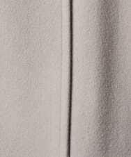 F1UAD50400 MK MICHEL KLEIN(小さいサイズ)(メゾン ドゥ サンク) 【小さいサイズ】SUPER100'sウール スタンドカラーミドルコート ブルーグリーン