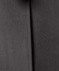 F1UAD50400 MK MICHEL KLEIN(小さいサイズ)(メゾン ドゥ サンク) 【小さいサイズ】SUPER100'sウール スタンドカラーミドルコート ブルーグリーン