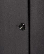 F1UAD52380 MK MICHEL KLEIN(小さいサイズ)(メゾン ドゥ サンク) 【小さいサイズ】SUPER100'sウール フーデットミドルコート ライトグレー