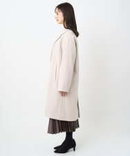 F1UAD54400 MK MICHEL KLEIN(小さいサイズ)(メゾン ドゥ サンク) 【小さいサイズ】エアリアルウール チェスターコート ベージュ