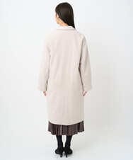 F1UAD54400 MK MICHEL KLEIN(小さいサイズ)(メゾン ドゥ サンク) 【小さいサイズ】エアリアルウール チェスターコート ベージュ