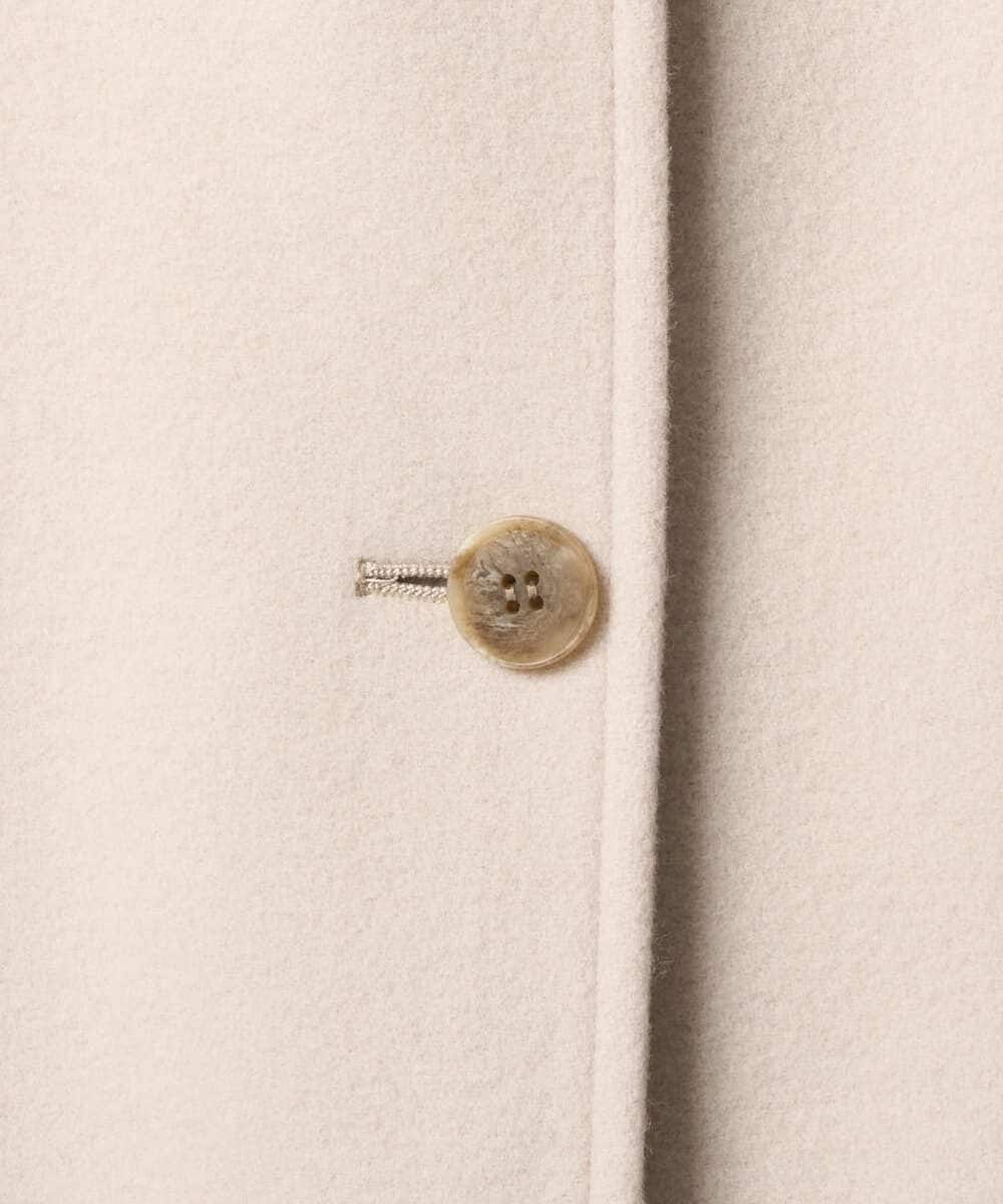 F1UAD54400 MK MICHEL KLEIN(小さいサイズ)(メゾン ドゥ サンク) 【小さいサイズ】エアリアルウール チェスターコート ベージュ