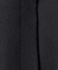 F1UAD58380 MK MICHEL KLEIN(小さいサイズ)(メゾン ドゥ サンク) 【小さいサイズ】SUPER100sウール スタンドカラーロングコート ブラック