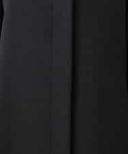 F1UAD58380 MK MICHEL KLEIN(小さいサイズ)(メゾン ドゥ サンク) 【小さいサイズ】SUPER100'sウール スタンドカラーロングコート ブラック