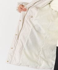 F1VAA50350 MK MICHEL KLEIN(小さいサイズ)(メゾン ドゥ サンク) 【小さいサイズ】ベーシックタフタロングダウンコート(新色追加) ベージュ