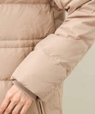 F1VAA50350 MK MICHEL KLEIN(小さいサイズ)(メゾン ドゥ サンク) 【小さいサイズ】ベーシックタフタロングダウンコート(新色追加) ベージュ