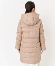 F1VAA50350 MK MICHEL KLEIN(小さいサイズ)(メゾン ドゥ サンク) 【小さいサイズ】ベーシックタフタロングダウンコート(新色追加) ベージュ