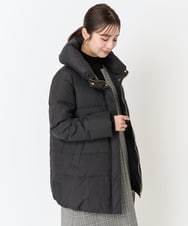 F1VAA52310 MK MICHEL KLEIN(小さいサイズ)(メゾン ドゥ サンク) 【小さいサイズ】ベーシックタフタミドルダウンコート アイボリー