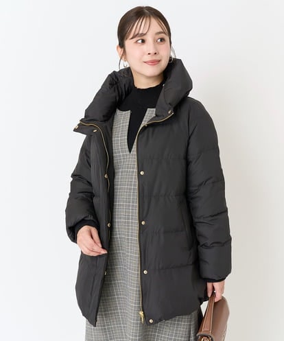 F1VAA52310 MK MICHEL KLEIN(小さいサイズ) 【小さいサイズ】ベーシックタフタミドルダウンコート