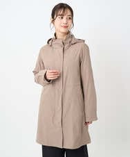 F1VAD42380 MK MICHEL KLEIN(小さいサイズ)(メゾン ドゥ サンク) 【小さいサイズ】ダウンライナー付きマルチwayモッズコート/撥水加工 モカ