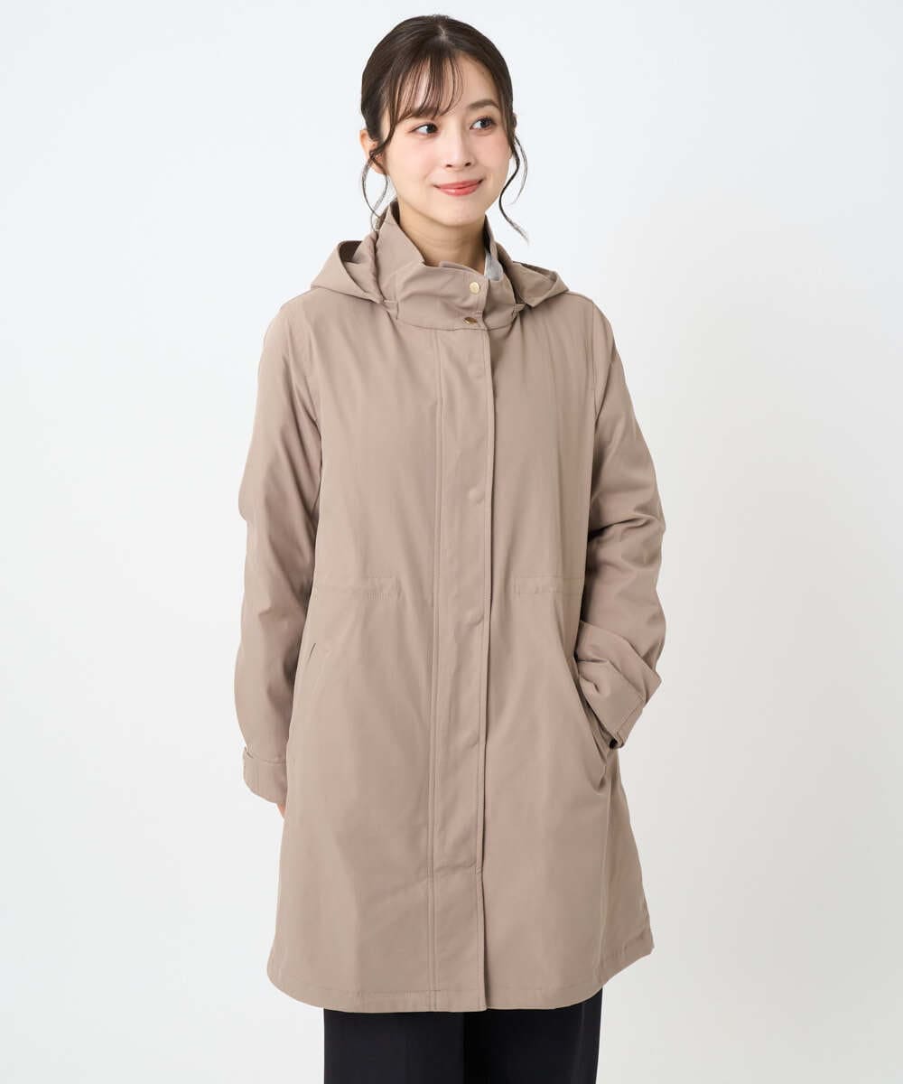 小さいサイズ】ダウンライナー付きマルチwayモッズコート/撥水