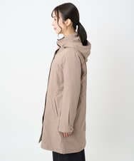 F1VAD42380 MK MICHEL KLEIN(小さいサイズ)(メゾン ドゥ サンク) 【小さいサイズ】ダウンライナー付きマルチwayモッズコート/撥水加工 モカ