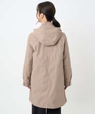 F1VAD42380 MK MICHEL KLEIN(小さいサイズ)(メゾン ドゥ サンク) 【小さいサイズ】ダウンライナー付きマルチwayモッズコート/撥水加工 モカ