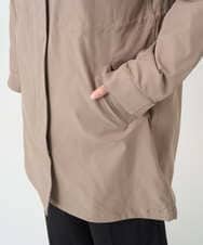 F1VAD42380 MK MICHEL KLEIN(小さいサイズ)(メゾン ドゥ サンク) 【小さいサイズ】ダウンライナー付きマルチwayモッズコート/撥水加工 モカ