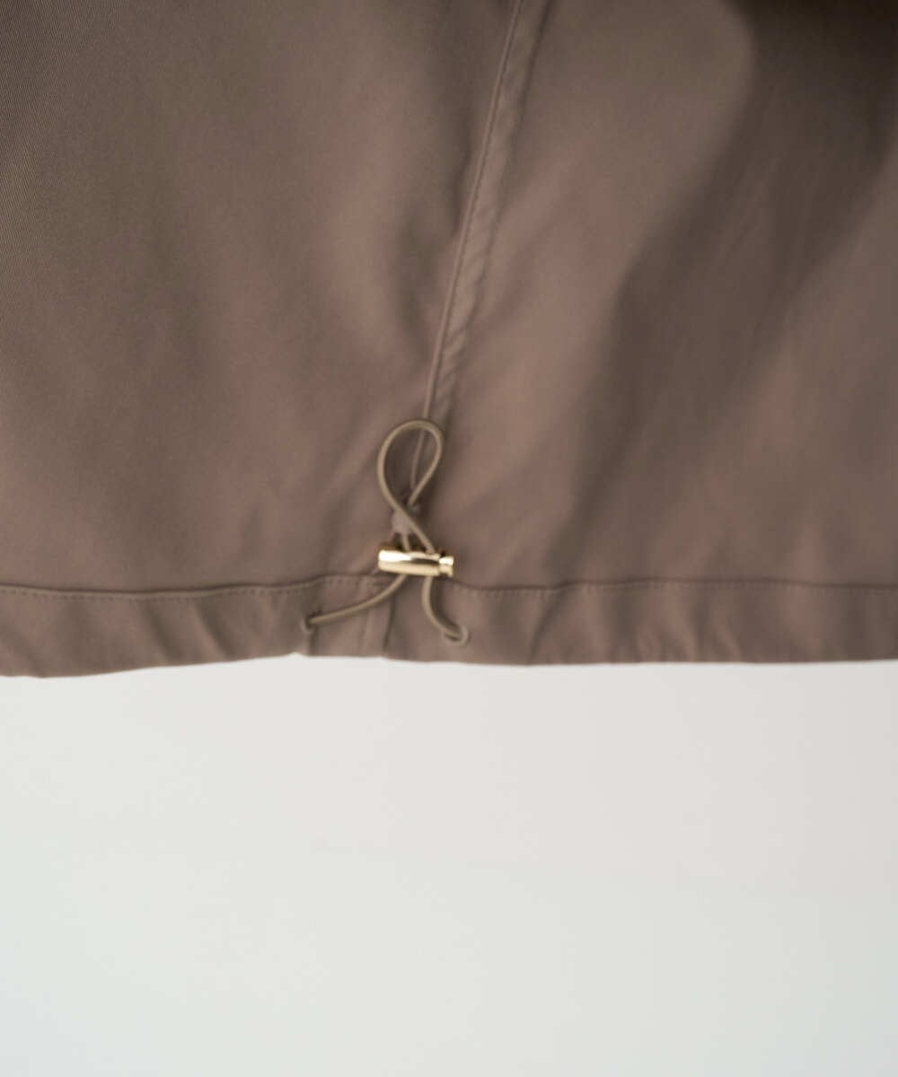 F1VAD42380 MK MICHEL KLEIN(小さいサイズ)(メゾン ドゥ サンク) 【小さいサイズ】ダウンライナー付きマルチwayモッズコート/撥水加工 モカ