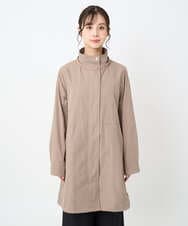 F1VAD42380 MK MICHEL KLEIN(小さいサイズ)(メゾン ドゥ サンク) 【小さいサイズ】ダウンライナー付きマルチwayモッズコート/撥水加工 モカ