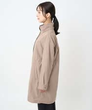 F1VAD42380 MK MICHEL KLEIN(小さいサイズ)(メゾン ドゥ サンク) 【小さいサイズ】ダウンライナー付きマルチwayモッズコート/撥水加工 モカ