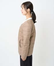 F1VAD42380 MK MICHEL KLEIN(小さいサイズ)(メゾン ドゥ サンク) 【小さいサイズ】ダウンライナー付きマルチwayモッズコート/撥水加工 モカ