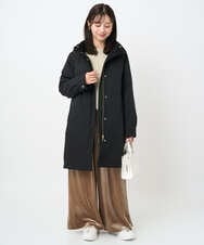 F1VAD42380 MK MICHEL KLEIN(小さいサイズ)(メゾン ドゥ サンク) 【小さいサイズ】ダウンライナー付きマルチwayモッズコート/撥水加工 モカ