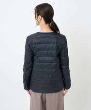 F1VAD42380 MK MICHEL KLEIN(小さいサイズ)(メゾン ドゥ サンク) 【小さいサイズ】ダウンライナー付きマルチwayモッズコート/撥水加工 モカ