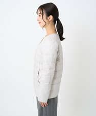 F1VAD42380 MK MICHEL KLEIN(小さいサイズ)(メゾン ドゥ サンク) 【小さいサイズ】ダウンライナー付きマルチwayモッズコート/撥水加工 モカ