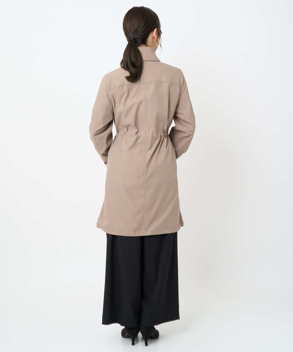 F1VAD42380 MK MICHEL KLEIN(小さいサイズ)(メゾン ドゥ サンク) 【小さいサイズ】ダウンライナー付きマルチwayモッズコート/撥水加工 モカ