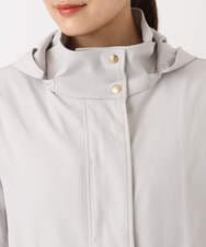 F1VAD42380 MK MICHEL KLEIN(小さいサイズ)(メゾン ドゥ サンク) 【小さいサイズ】ダウンライナー付きマルチwayモッズコート/撥水加工 ライトグレー