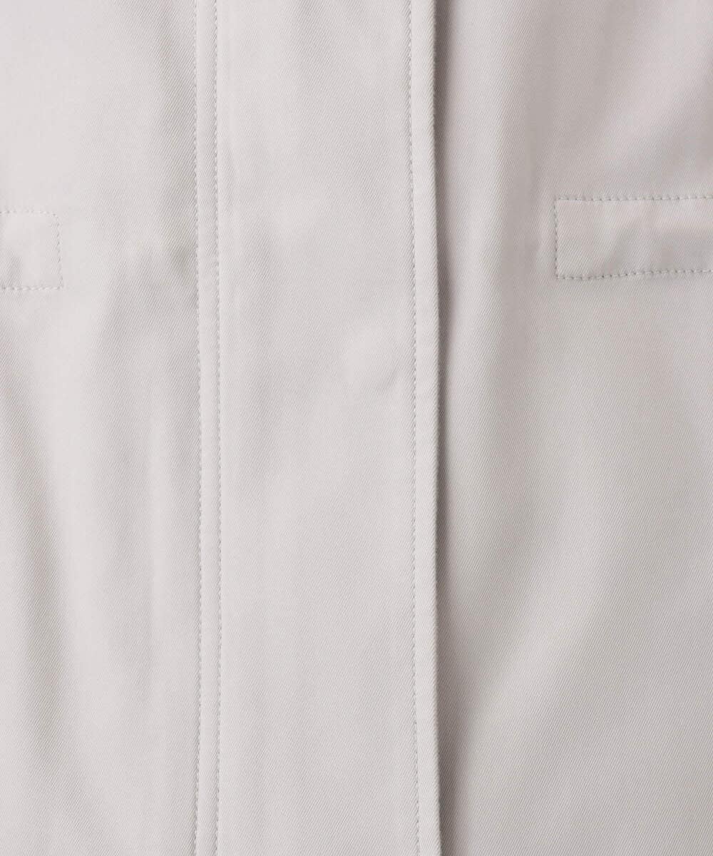 F1VAD42380 MK MICHEL KLEIN(小さいサイズ)(メゾン ドゥ サンク) 【小さいサイズ】ダウンライナー付きマルチwayモッズコート/撥水加工 ライトグレー