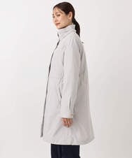 F1VAD42380 MK MICHEL KLEIN(小さいサイズ)(メゾン ドゥ サンク) 【小さいサイズ】ダウンライナー付きマルチwayモッズコート/撥水加工 ライトグレー
