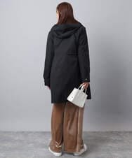 F1VAD42380 MK MICHEL KLEIN(小さいサイズ)(メゾン ドゥ サンク) 【小さいサイズ】ダウンライナー付きマルチwayモッズコート/撥水加工 ライトグレー