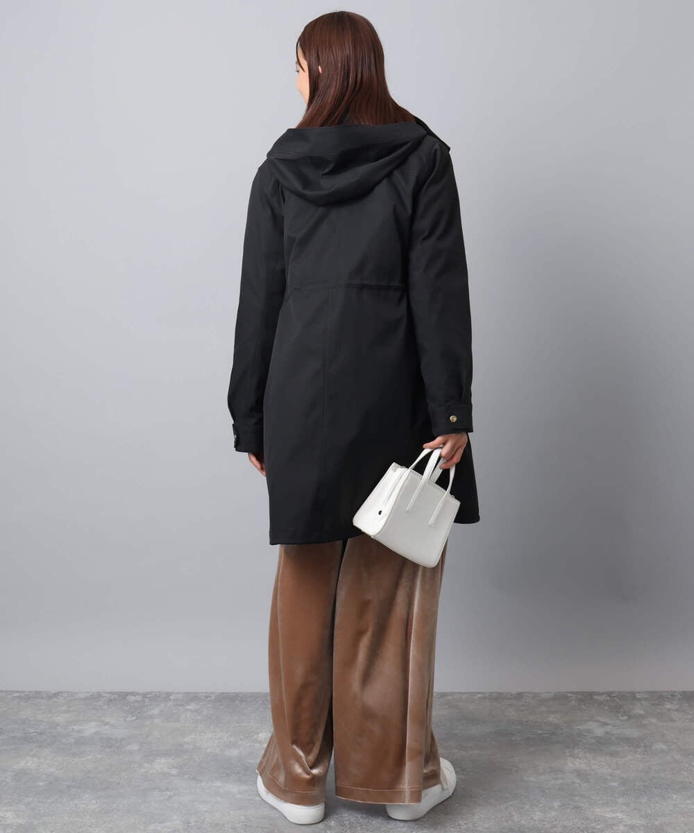 F1VAD42380 MK MICHEL KLEIN(小さいサイズ)(メゾン ドゥ サンク) 【小さいサイズ】ダウンライナー付きマルチwayモッズコート/撥水加工 ライトグレー