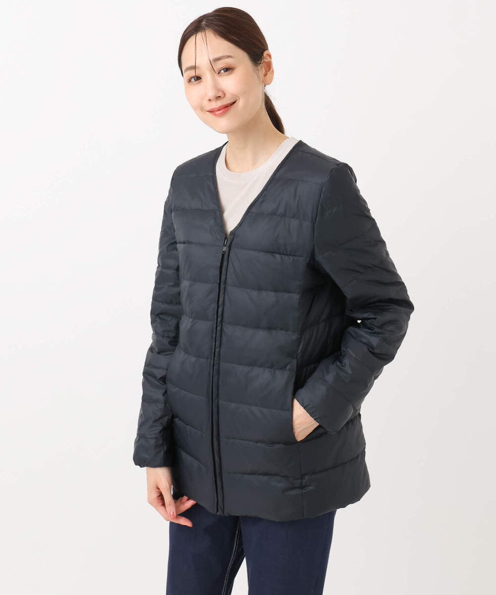 F1VAD42380 MK MICHEL KLEIN(小さいサイズ)(メゾン ドゥ サンク) 【小さいサイズ】ダウンライナー付きマルチwayモッズコート/撥水加工 ライトグレー