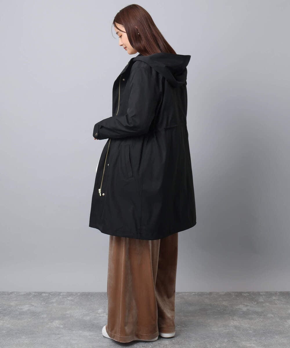F1VAD42380 MK MICHEL KLEIN(小さいサイズ)(メゾン ドゥ サンク) 【小さいサイズ】ダウンライナー付きマルチwayモッズコート/撥水加工 ライトグレー