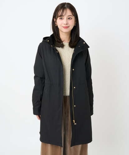 F1VAD42380 MK MICHEL KLEIN(小さいサイズ) 【小さいサイズ】ダウンライナー付きマルチwayモッズコート/撥水加工