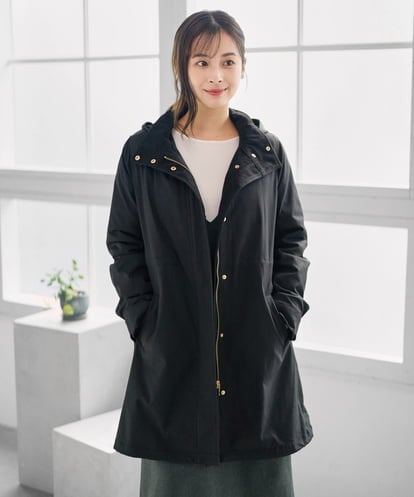 F1VAD42380 MK MICHEL KLEIN(小さいサイズ) 【小さいサイズ】ダウンライナー付きマルチwayモッズコート/撥水加工