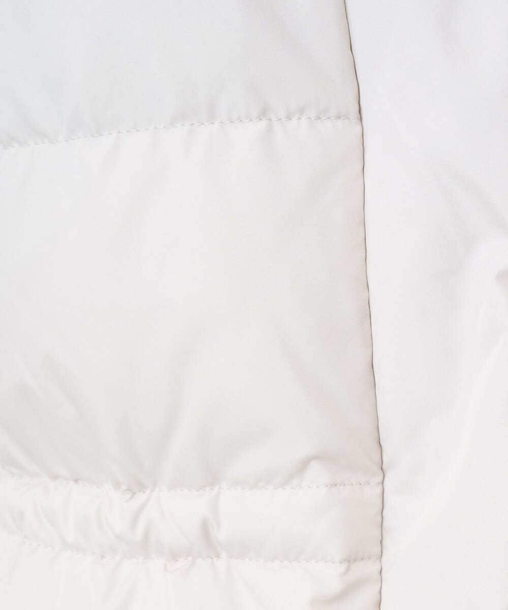 F1VAD50350 MK MICHEL KLEIN(小さいサイズ)(メゾン ドゥ サンク) 【小さいサイズ】ベーシックタフタ ロングダウンコート/撥水加工 モカ