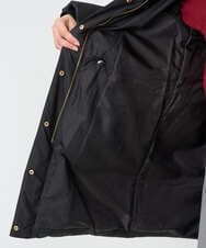 F1VAD50350 MK MICHEL KLEIN(小さいサイズ)(メゾン ドゥ サンク) 【小さいサイズ】ベーシックタフタ ロングダウンコート/撥水加工 モカ