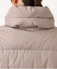 F1VAD52310 MK MICHEL KLEIN(小さいサイズ)(メゾン ドゥ サンク) 【小さいサイズ】ベーシックタフタ ミドルダウンコート/撥水加工 アイボリー