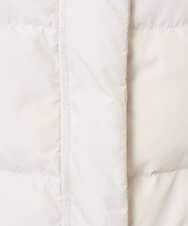 F1VAD52310 MK MICHEL KLEIN(小さいサイズ)(メゾン ドゥ サンク) 【小さいサイズ】ベーシックタフタ ミドルダウンコート/撥水加工 アイボリー