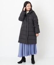 小さいサイズ】ベーシックタフタロングダウンコート(ダウンジャケット 