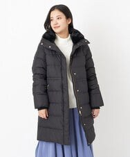【小さいサイズ】ベーシックタフタロングダウンコート