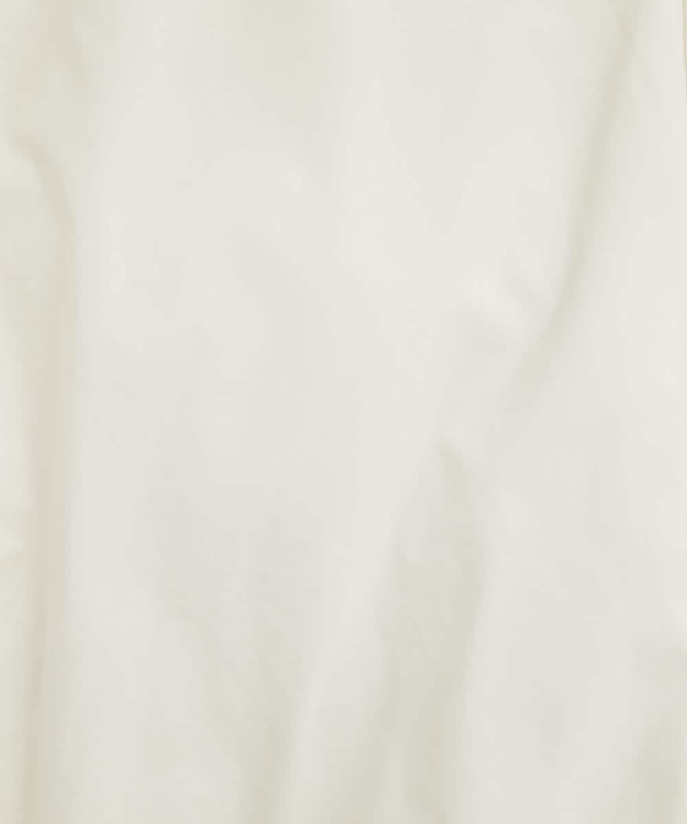 F1VAV46260 MK MICHEL KLEIN(小さいサイズ)(メゾン ドゥ サンク) 【小さいサイズ】マフラー付きノーカラー中綿コート アイボリー