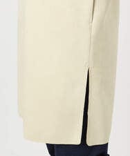 F1VDD32220 MK MICHEL KLEIN(小さいサイズ)(メゾン ドゥ サンク) 【小さいサイズ】フェイクスウェードノーカラーコート/洗える ライトイエロー