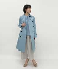 F1VDP10230 MK MICHEL KLEIN(小さいサイズ)(メゾン ドゥ サンク) 【小さいサイズ/はっ水加工・防花粉】ベーシックトレンチコート ベージュ