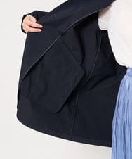 F1VFA01270 MK MICHEL KLEIN(小さいサイズ)(メゾン ドゥ サンク) 【小さいサイズ】ミドル丈ステンカラーコート/洗える ベージュ