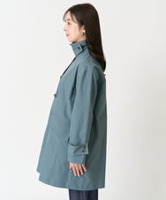 F1VFA01270 MK MICHEL KLEIN(小さいサイズ)(メゾン ドゥ サンク) 【小さいサイズ】ミドル丈ステンカラーコート/洗える ベージュ