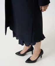 F1VFD14280 MK MICHEL KLEIN(小さいサイズ)(メゾン ドゥ サンク) 【小さいサイズ】ライトダブルクロスチェスターコート/洗える ネイビー